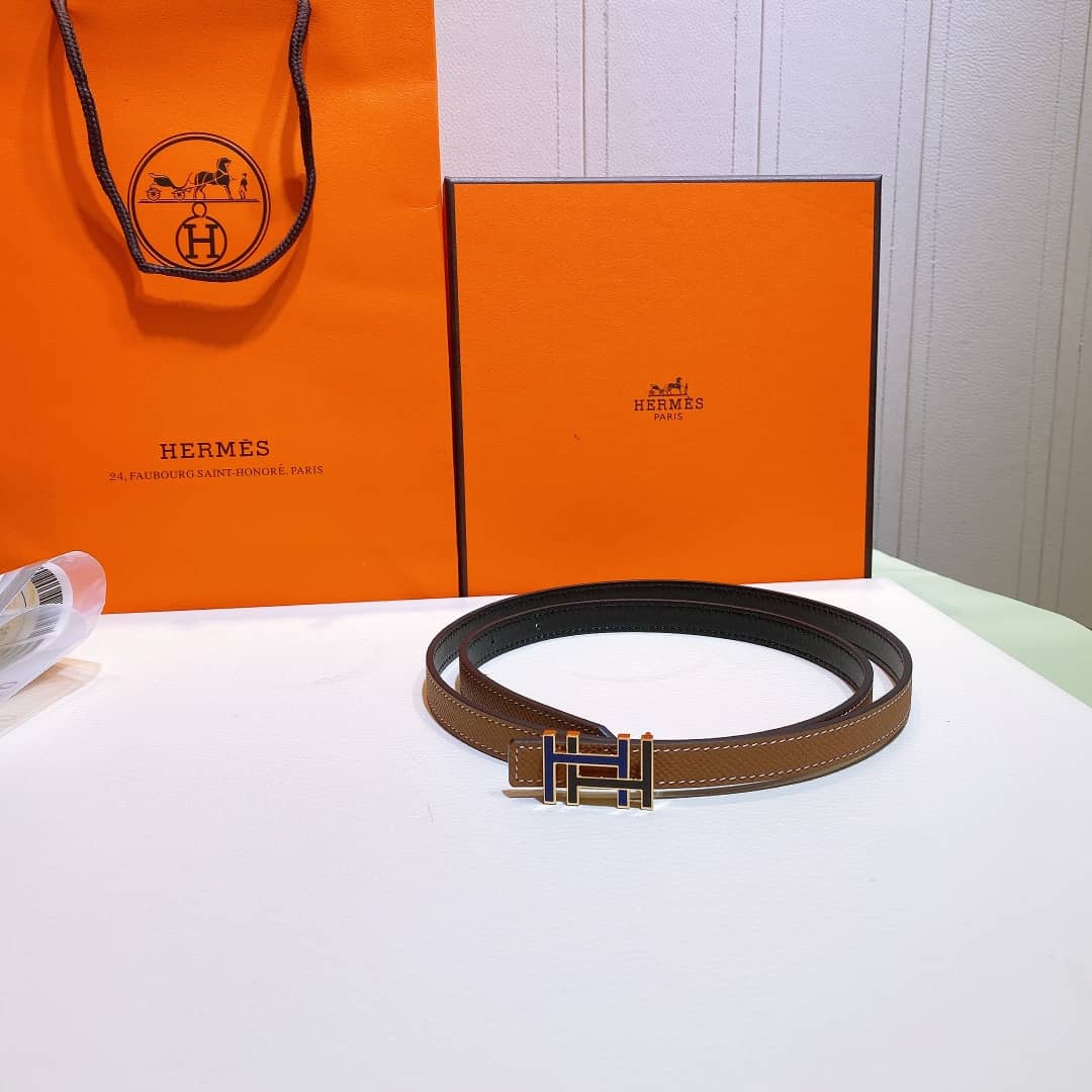 7 Star Hermes Leather Belt 13mm For Lady - DEEPREPS