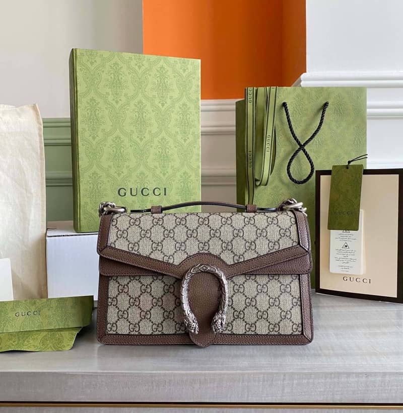 Gucci Dionysus GG Top Handle Bag Brown 621512 Replica - DEEPREPS