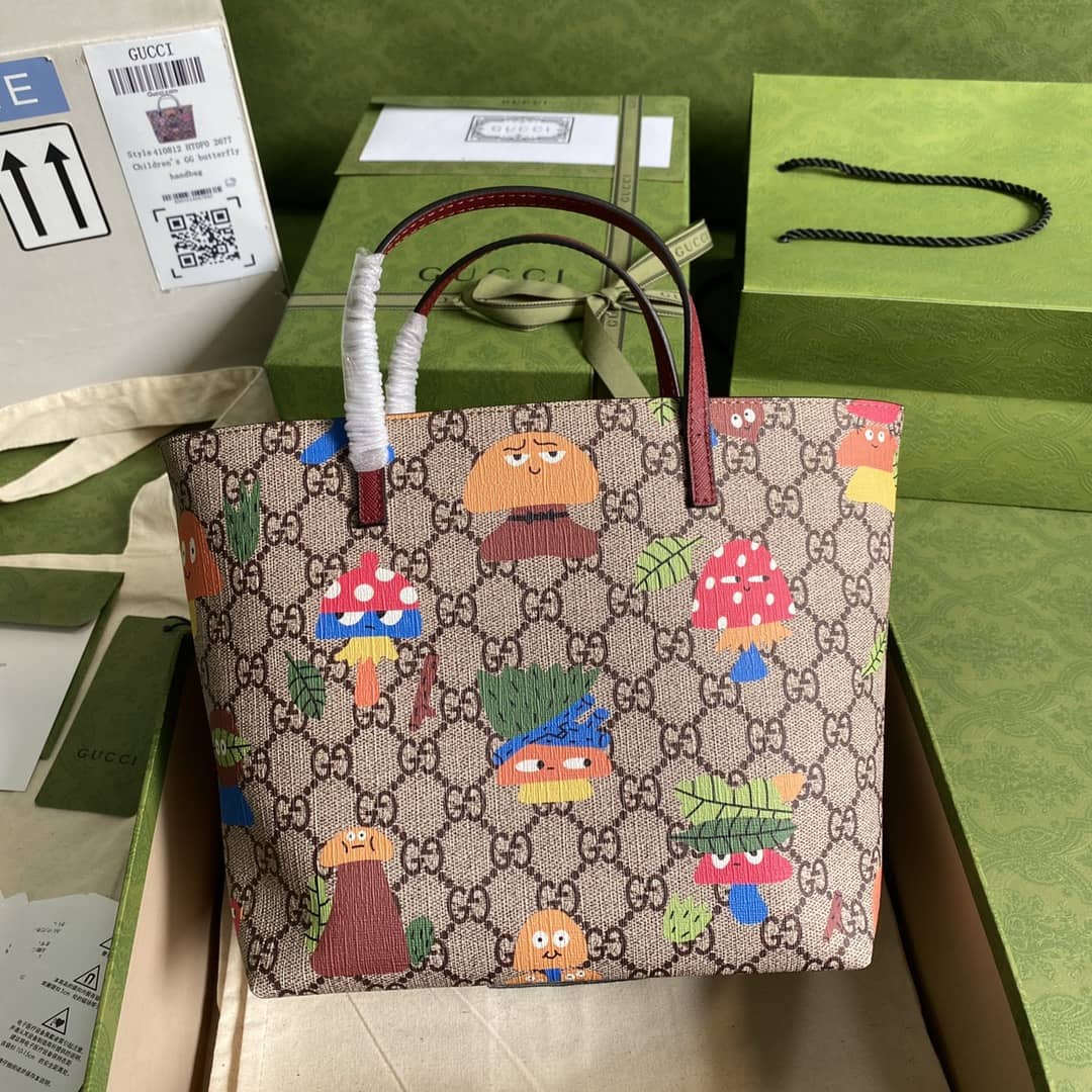 Gucci Children GG Supreme Tote Replica 410812 - DEEPREPS
