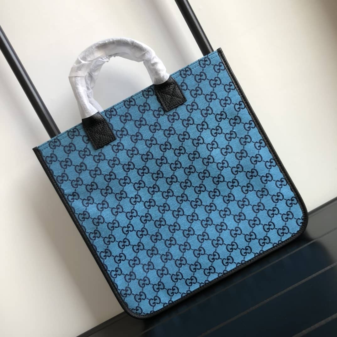 Gucci GG Multicolor Kids Girl Tote Replica Blue 550763 - DEEPREPS