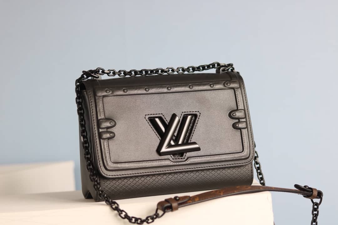 Louis Vuitton Twist Epi Handbag Replica Black M50320 - DEEPREPS
