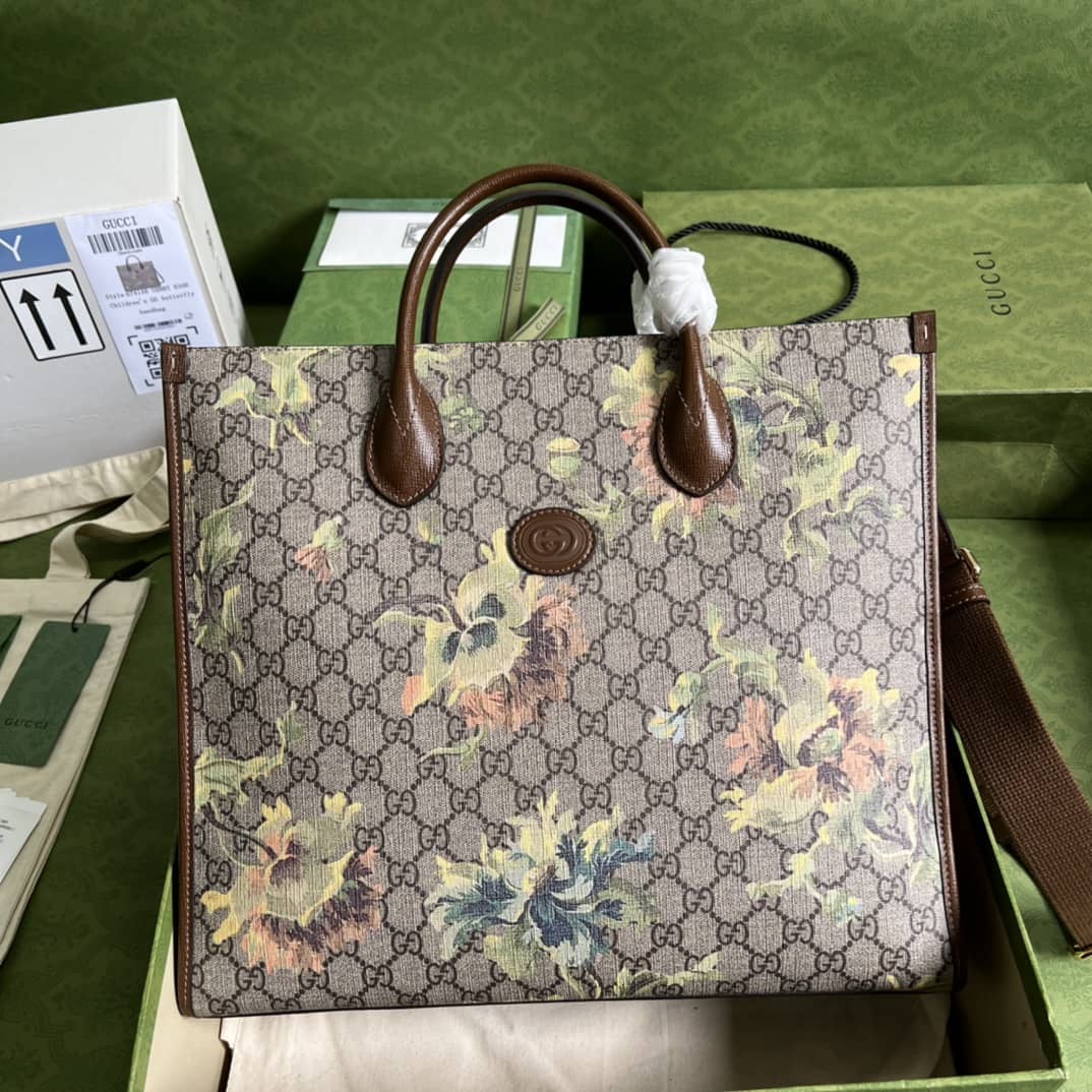 Gucci Medium Tote With Geometric Print 674148 Replica Bag - DEEPREPS