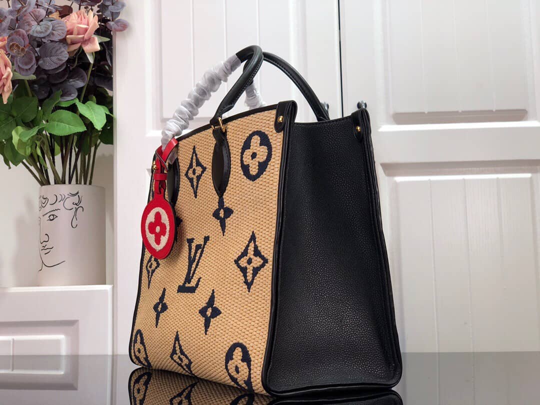 Louis Vuitton Monogram OnTheGo MM Bag Replica Yellow M57723 - DEEPREPS