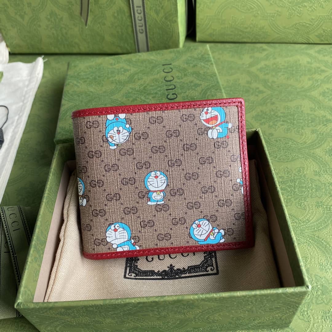 Gucci X Doraemon Bi-Fold Wallet Replica 647802 - DEEPREPS