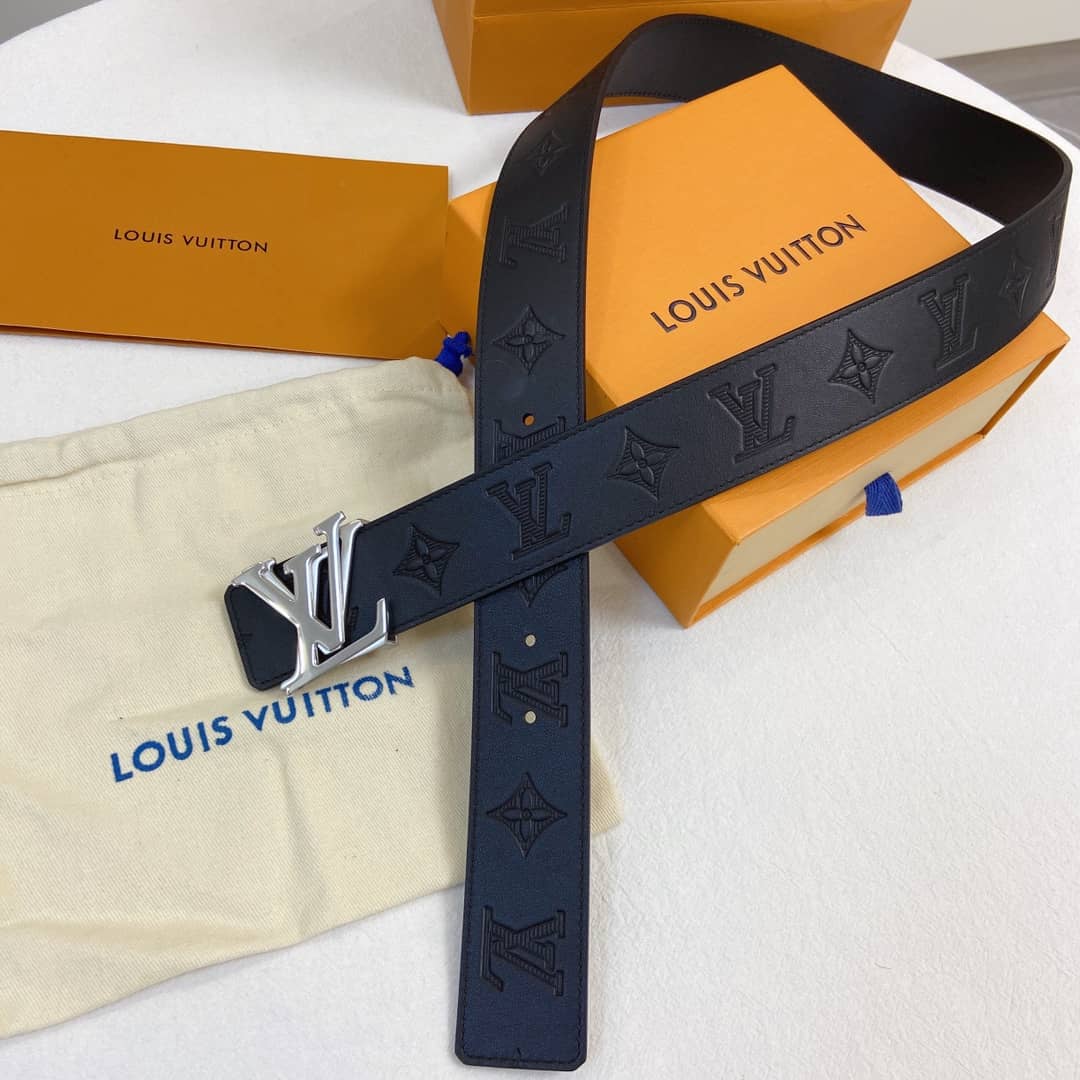Fake Louis Vuitton Logo Belt 40mm - DEEPREPS
