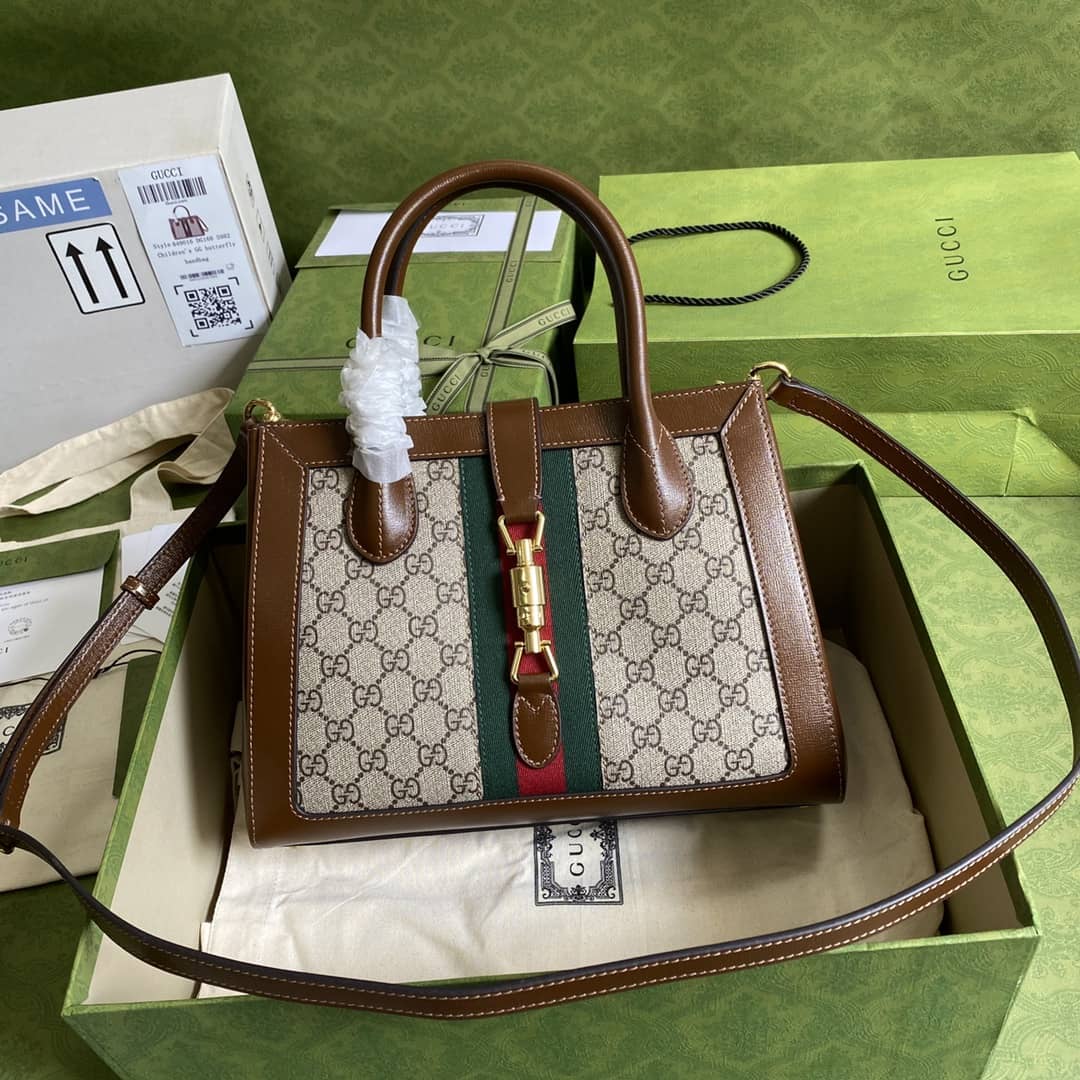 Gucci Jackie 1961 Medium Tote Replica 649016 - DEEPREPS