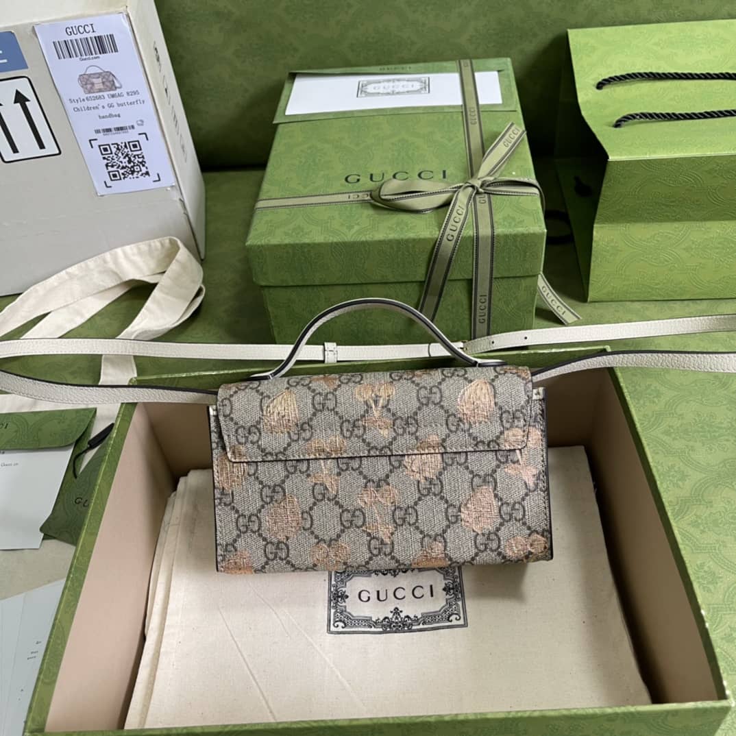 Gucci Padlock GG Supreme Canvas Top Handle Mini Bag Replica 652683 - DEEPREPS