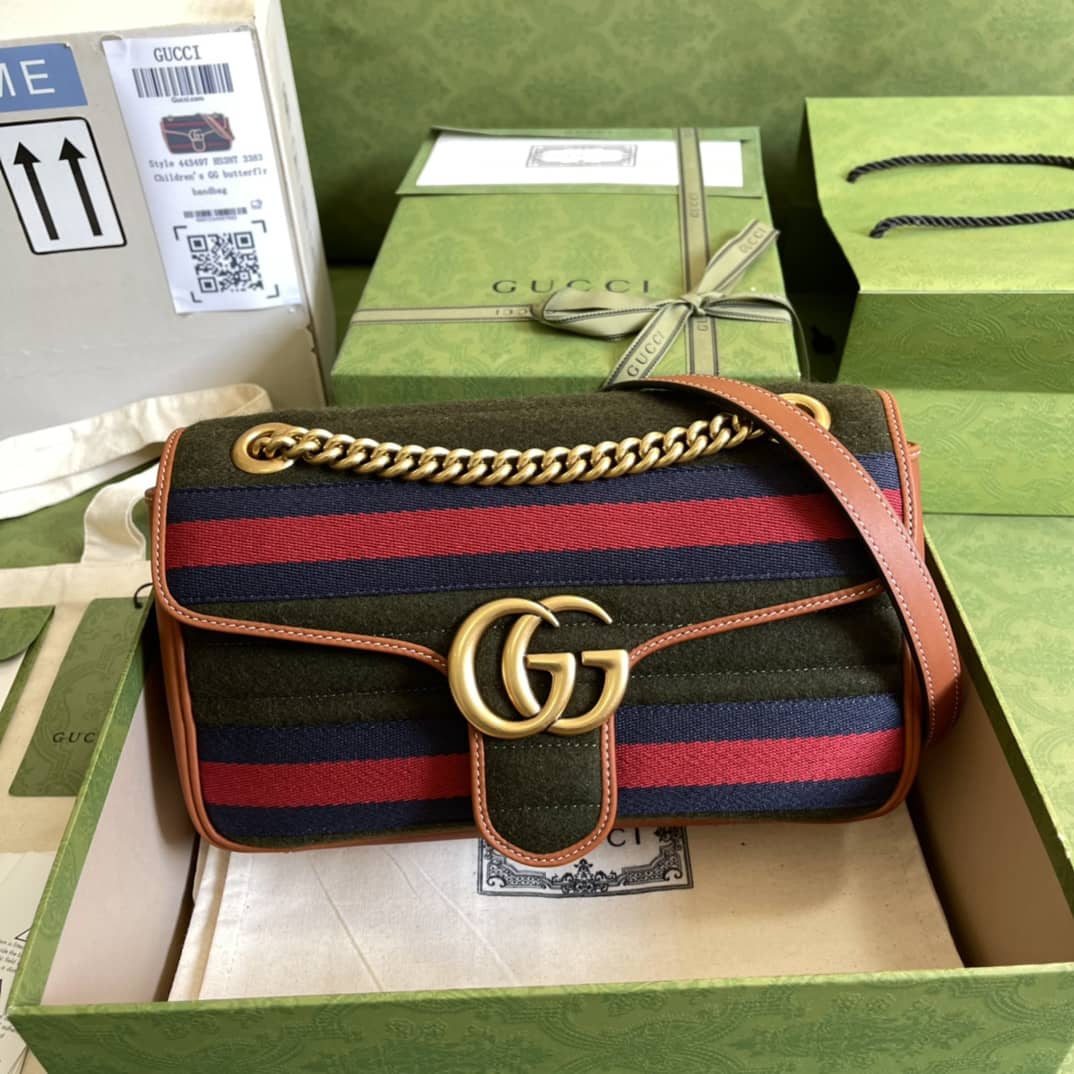 Gucci Marmont GG Small matelassé Shoulder Bag Replica 443497 - DEEPREPS