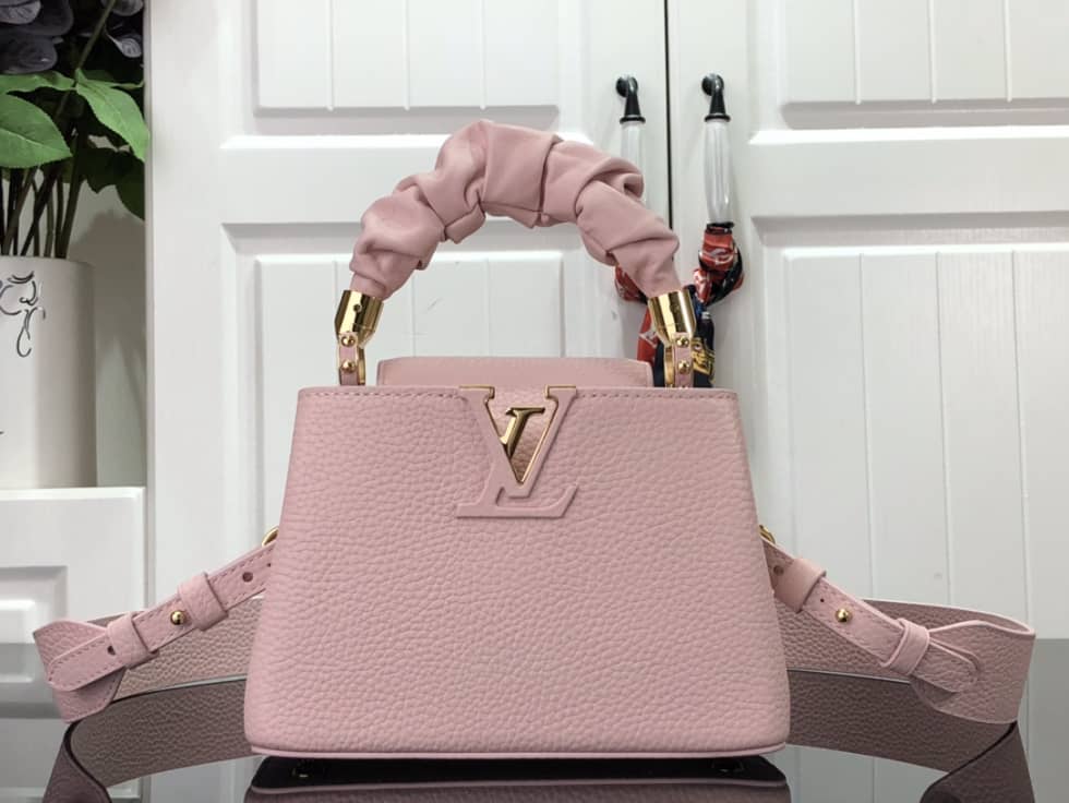 Louis Vuitton Capucines Mini Pink M58586 Replica Shoulder Bag - DEEPREPS