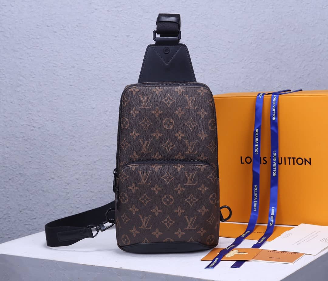 Louis Vuitton Avenue Sling Bag Replica Brown N41719 - DEEPREPS