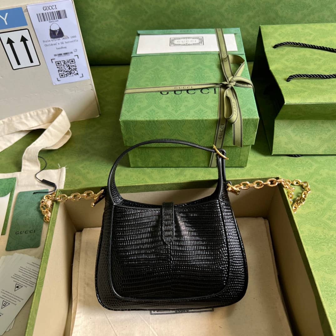 Gucci Jackie 1961 Mini Shoulder Bag Black 675799 Replica - DEEPREPS