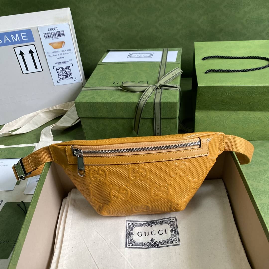 Gucci GG Embossed Belt Bag Replica 658582 - DEEPREPS