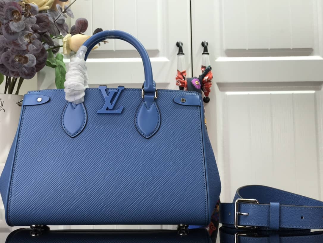 Louis Vuitton Grenelle PM Tote Replica Blue M57681 - DEEPREPS