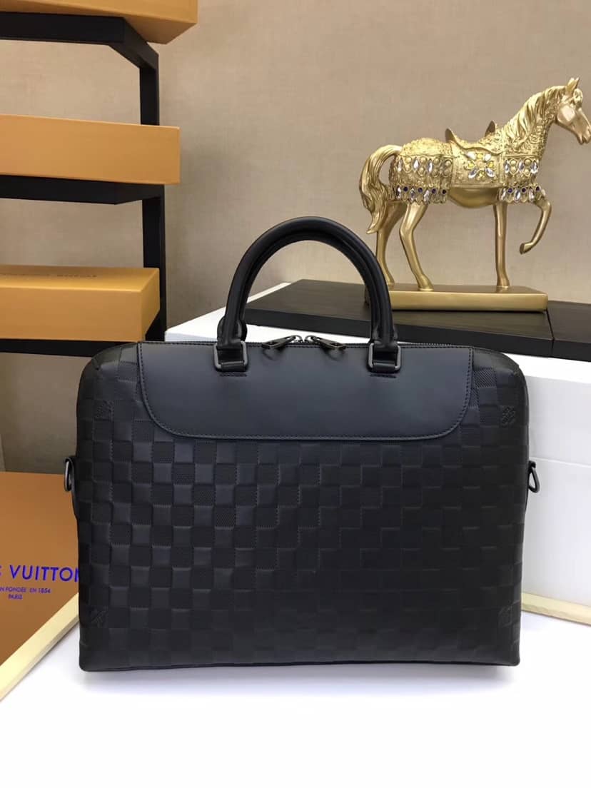 Louis Vuitton Damier Infini Porto Documents NM Bag Replica N48261 - DEEPREPS