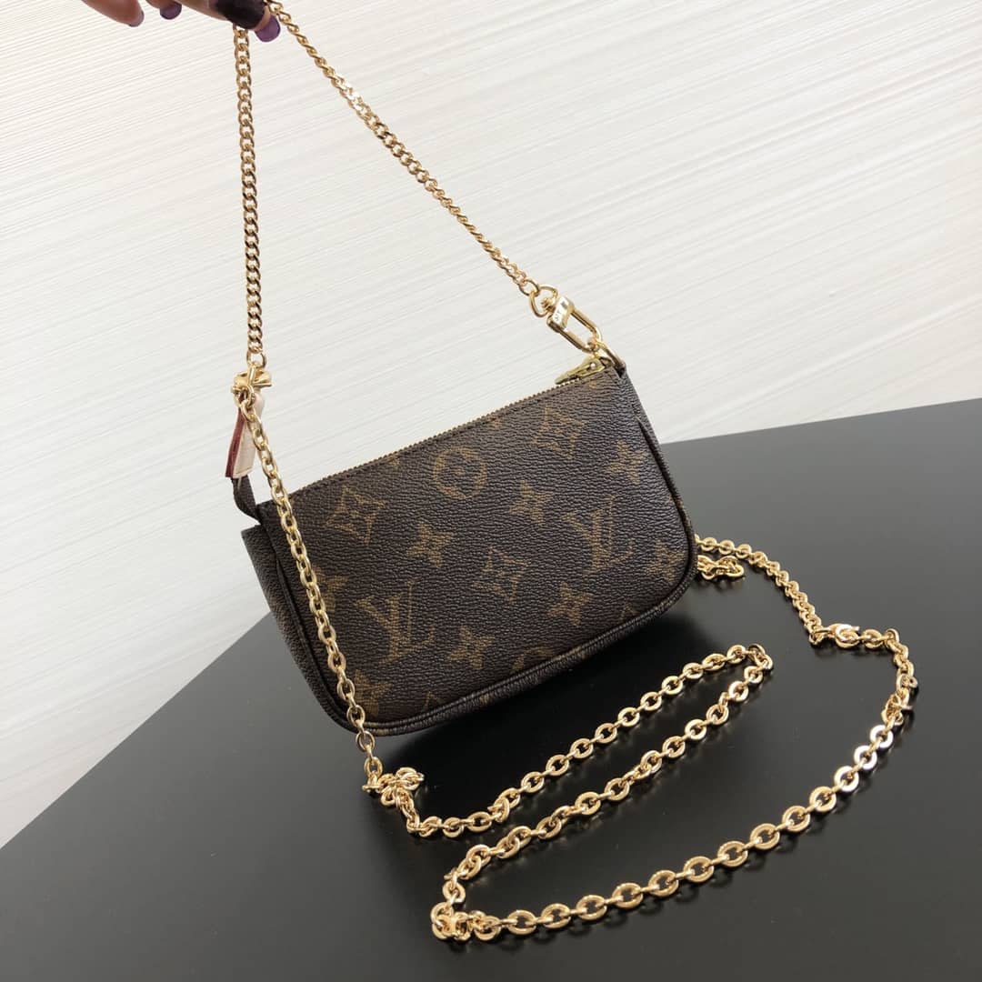 Louis Vuitton Monogram Canvas Replica Mini Pochette - DEEPREPS