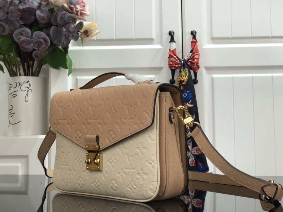 Best Replica Louis Vuitton Pochette Metis Marine Leather M44071 Replica Shoulder Bag(ColaReps) - DEEPREPS