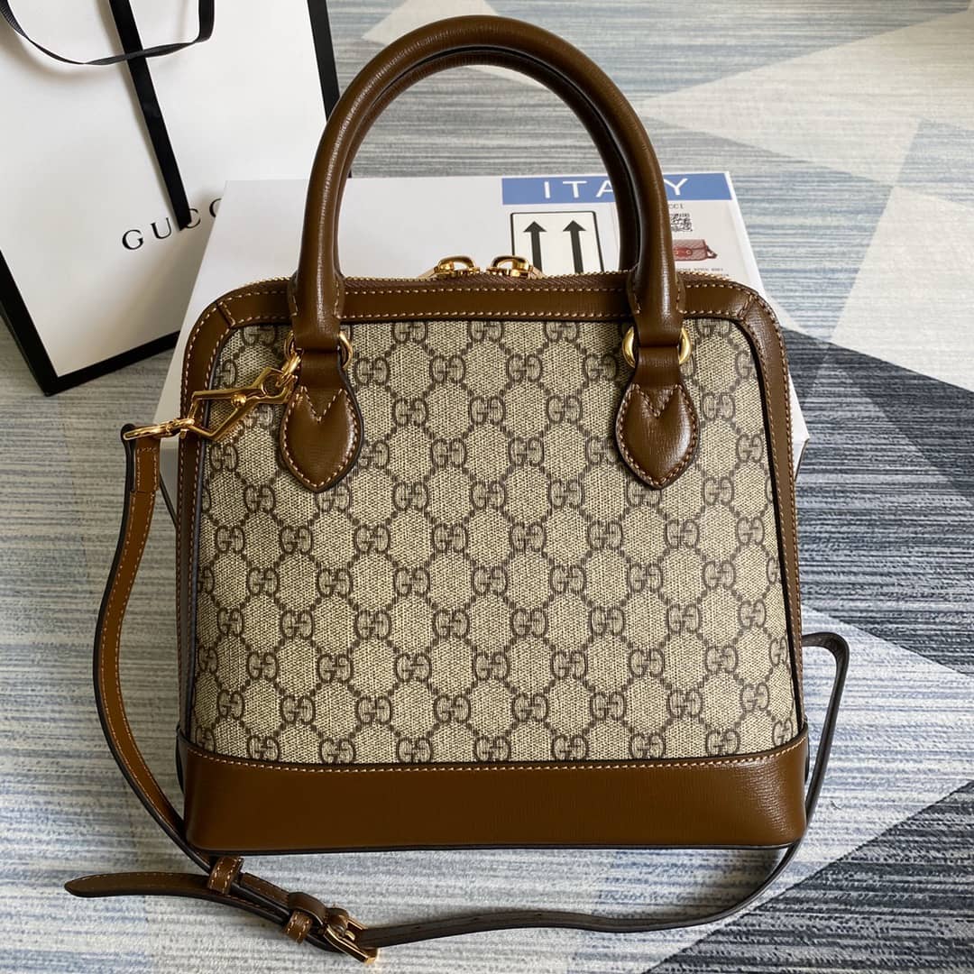 Gucci 1955 Horsebit Polkadot Handle Bag Replica 621220 - DEEPREPS