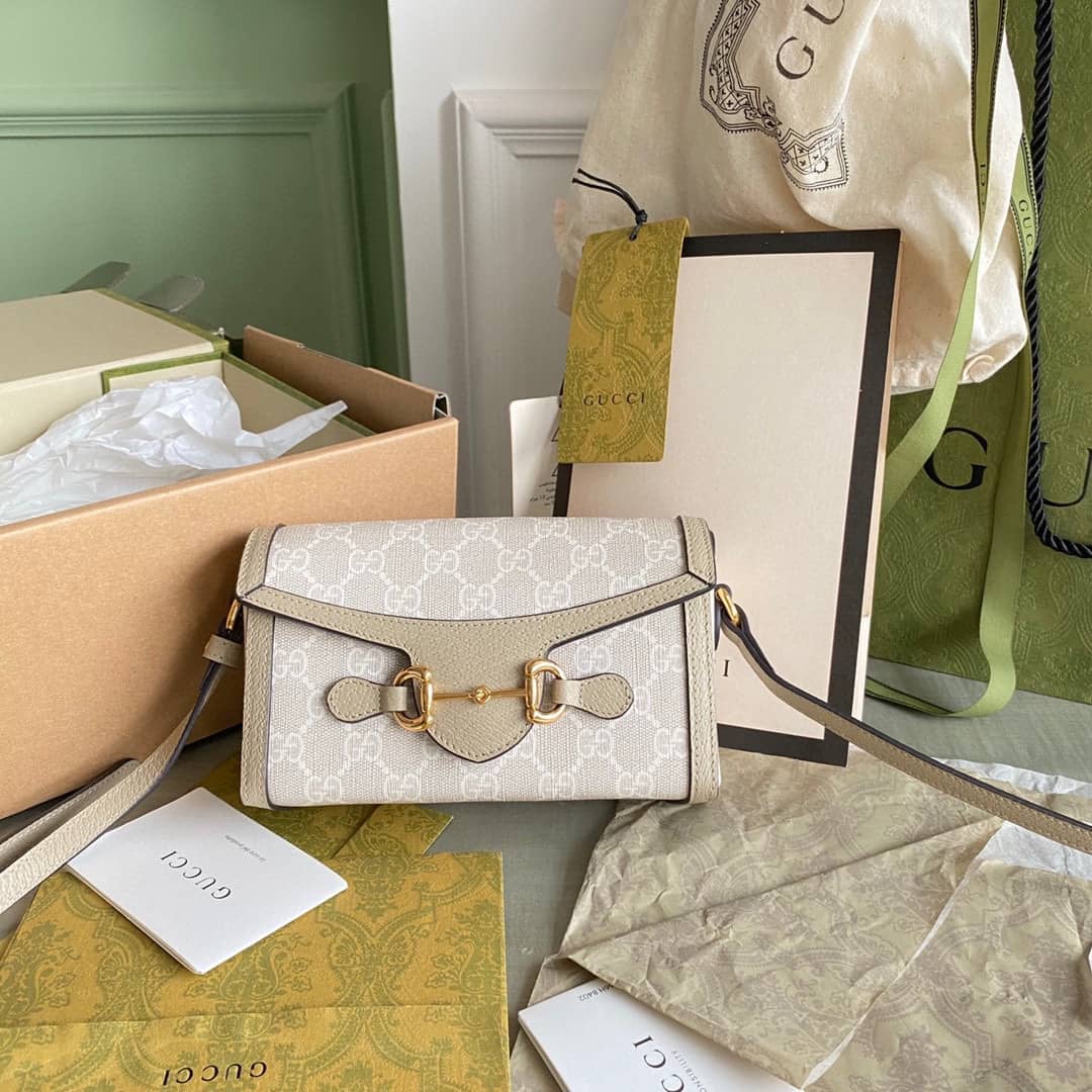 Gucci Horsebit 1955 Mini Bag White 699296 Replica - DEEPREPS