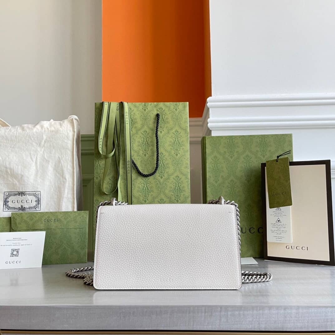 Best Replica Gucci GG Dionysus Small Shoulder Bag Replica White 499623(ColaReps) - DEEPREPS