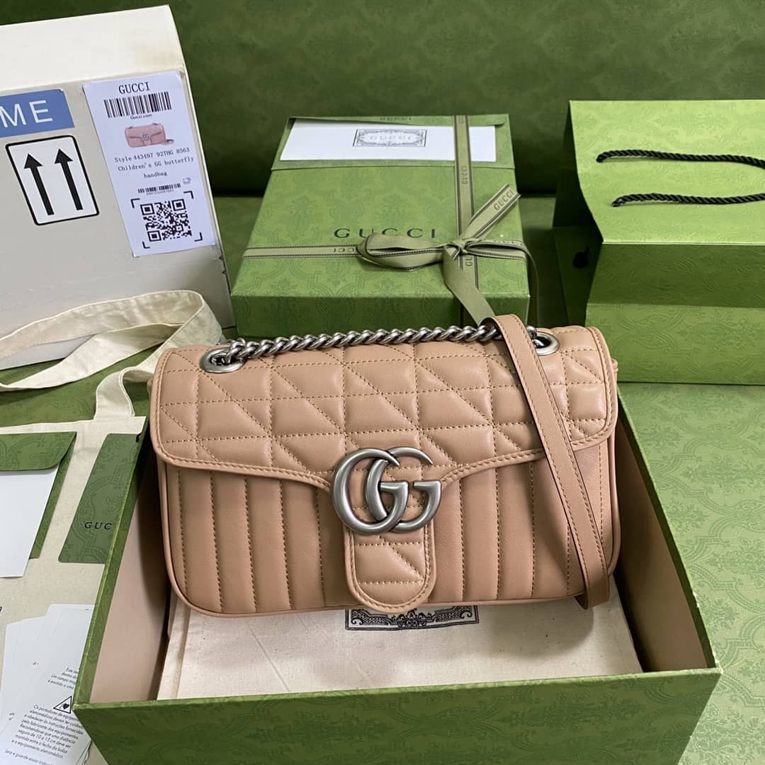 Gucci Marmont GG Small matelassé Shoulder Bag Replica 443497 - DEEPREPS