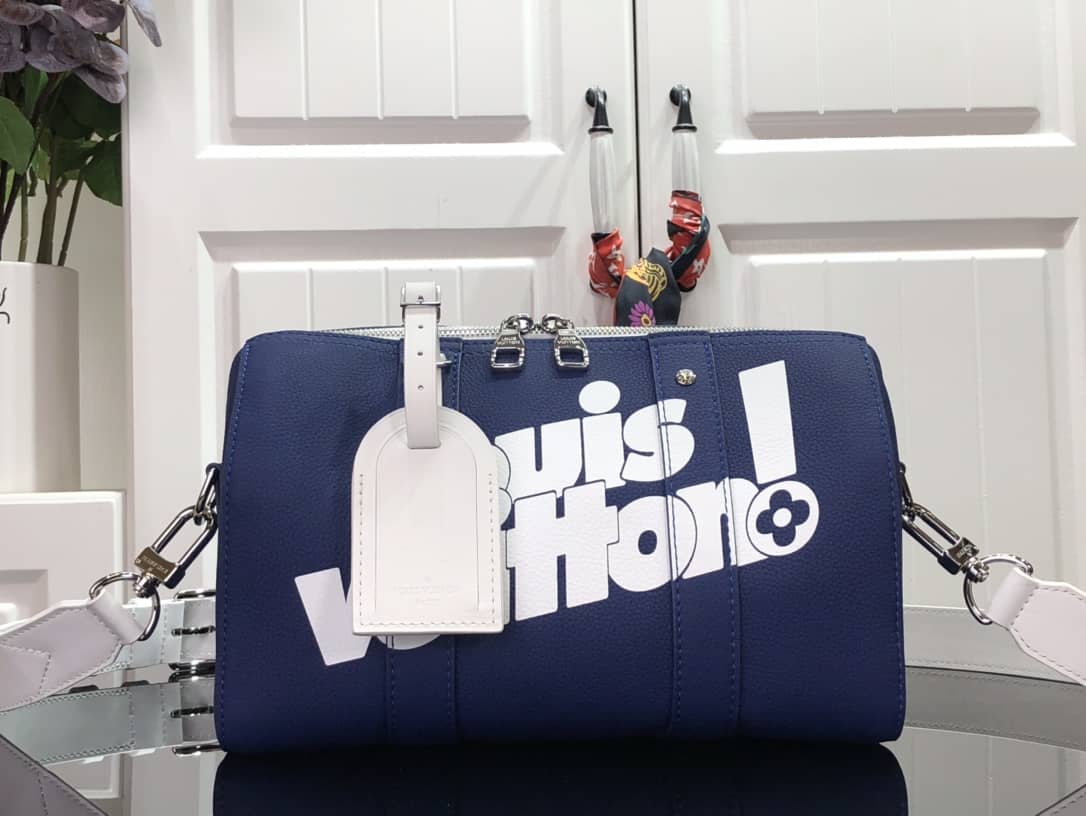 Louis Vuitton City Keepall Cowhide Replica Shoulder Bag M58747 - DEEPREPS