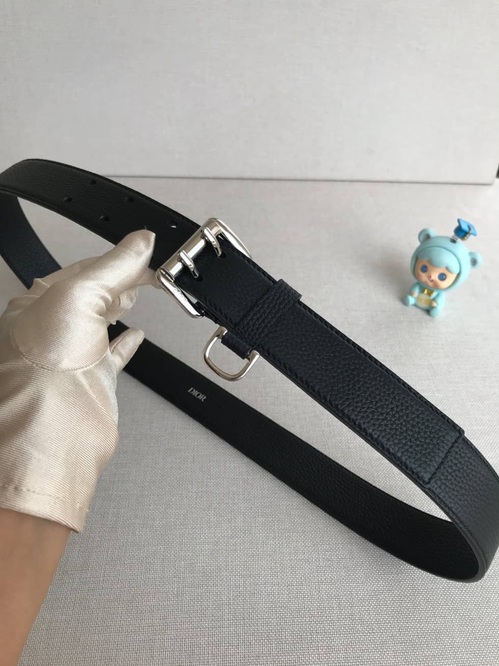 Fake Dior Logo Belt 35mm - DEEPREPS