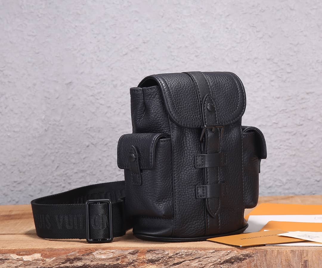 Louis Vuitton Christopher XS Replica Backpack Black M58495 - DEEPREPS