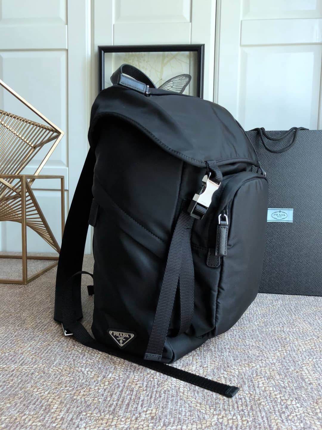 Prada Backpack Dupe Nylon Leather Replica - DEEPREPS