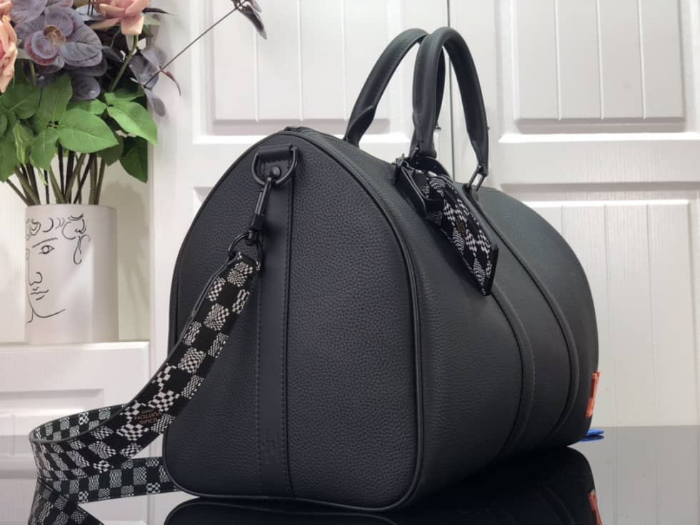 LV Duffle Bag Replica Damier Distorted Keepall Bandouliere 40 M57416 - DEEPREPS
