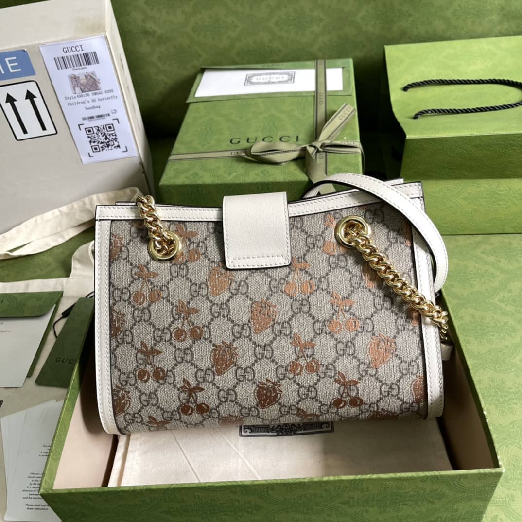 Gucci Padlock Small Berry Tote Replica 498156 - DEEPREPS
