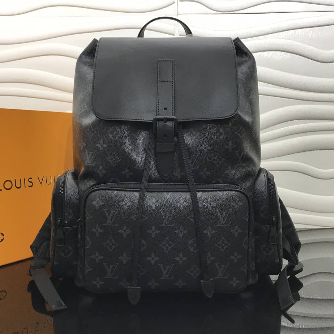 LV Backpack Replica Trio Travel Monogram Eclipse M45670 - DEEPREPS