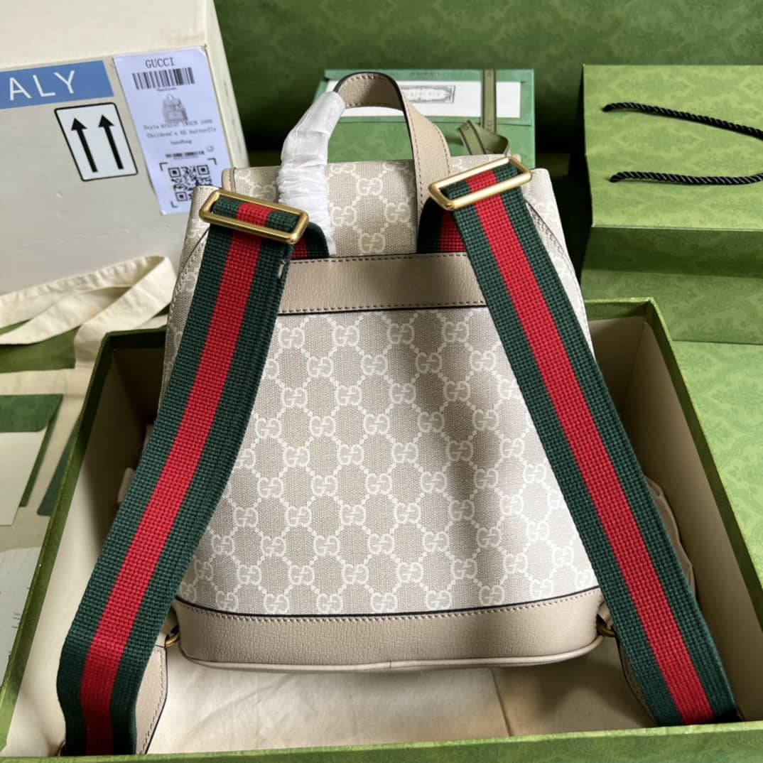 Gucci Backpack With Interlocking G White 674147 Replica - DEEPREPS