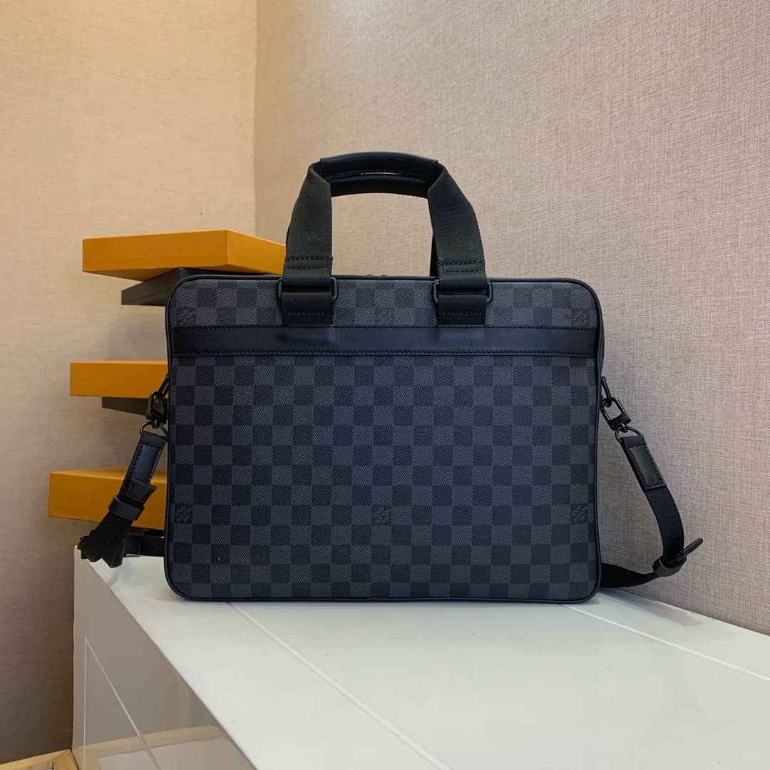 Louis Vuitton Damier Graphite Coated Canvas Utility Business Bag Replica N40278 - DEEPREPS