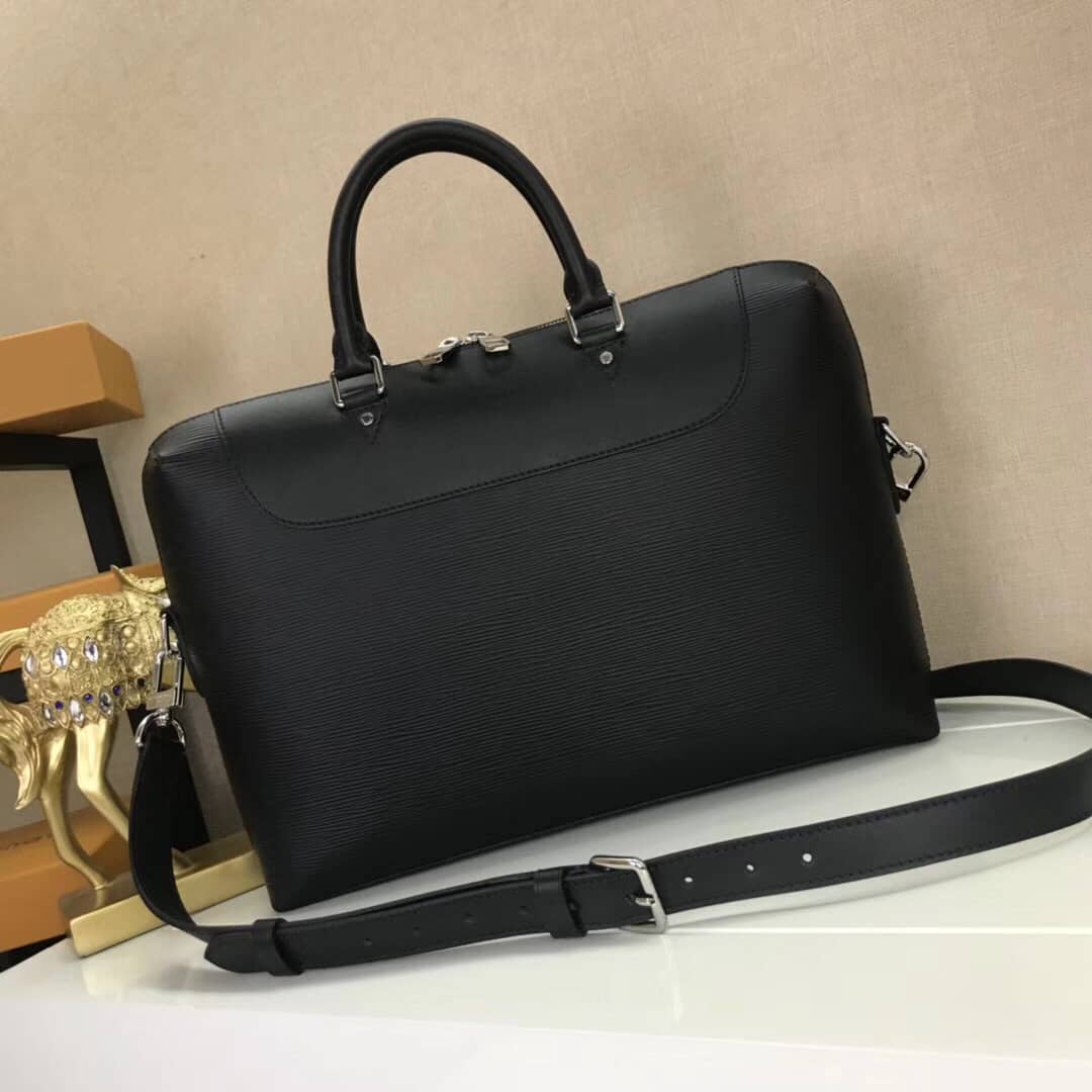 Louis Vuitton Porte Documents Jour Briefcase Epi Leather Replica Bag M50163 - DEEPREPS