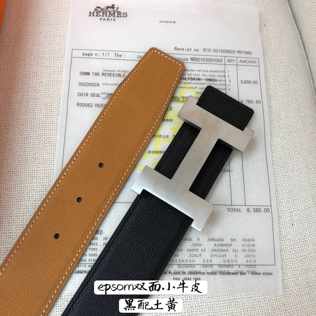 Designer Hermes Classic Belt 38mm - DEEPREPS