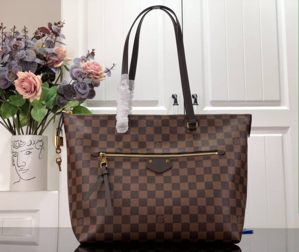 Louis Vuitton Damier Ebene Lena MM M41013 Replica Tote - DEEPREPS
