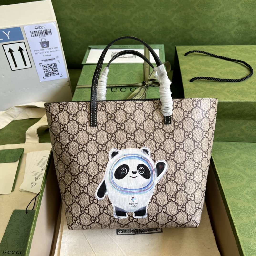 Gucci Children Panda Olympics Tote 410812 Replica Bag - DEEPREPS