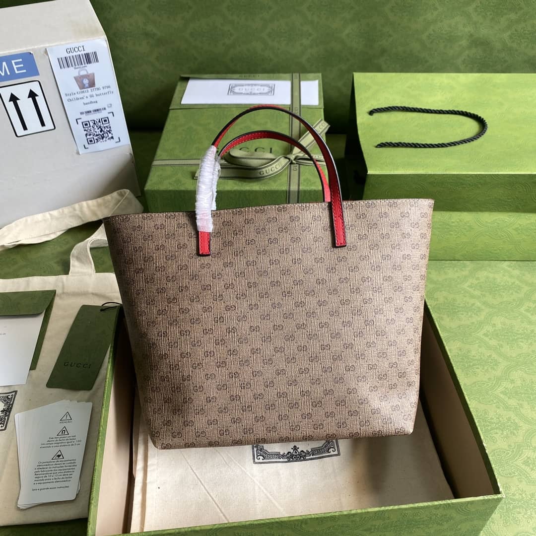 Gucci Children GG Supreme Tote Replica 410812 - DEEPREPS