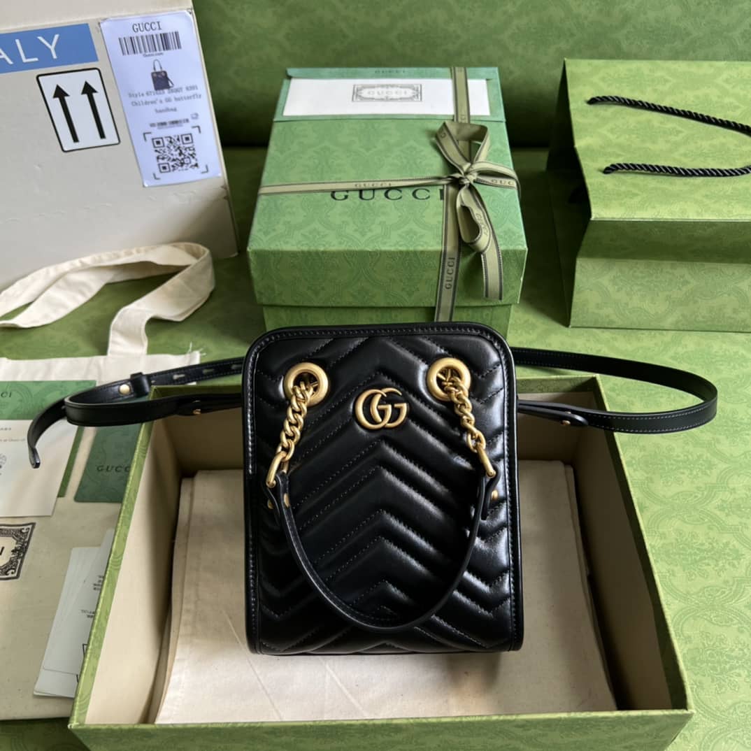 Gucci GG Marmont Matelassé Mini Crossbody Bag 696123 Replica - DEEPREPS