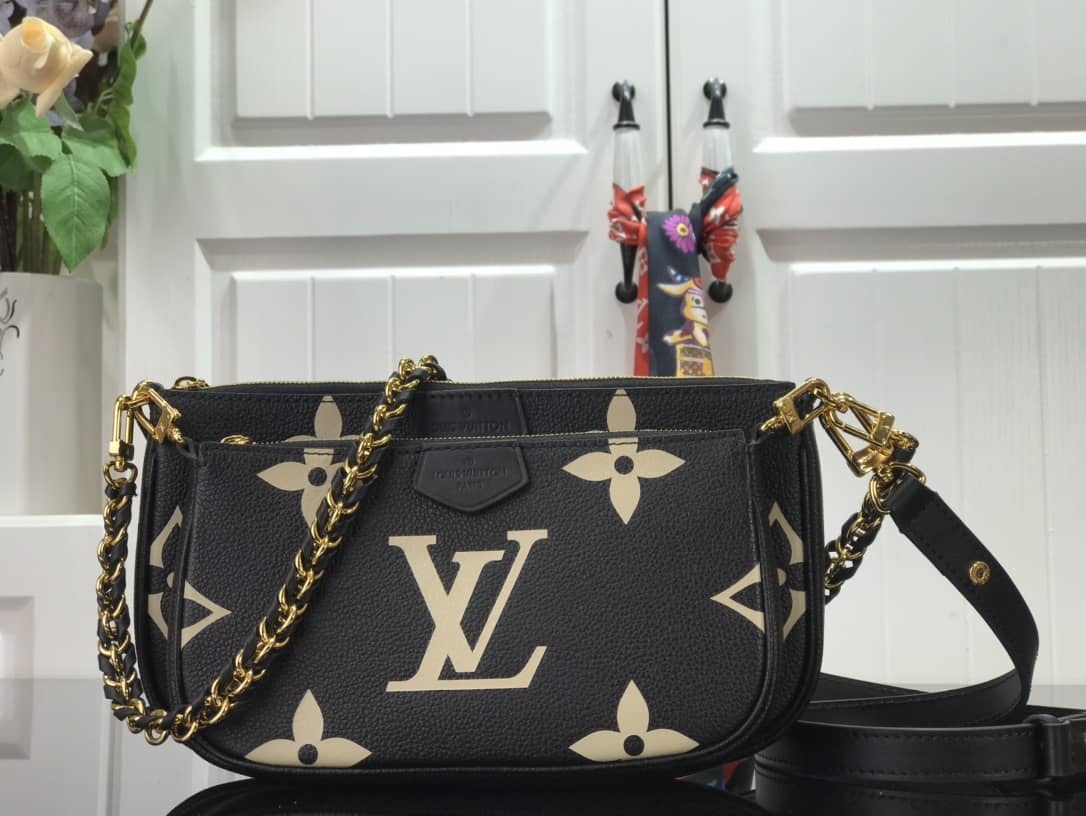 Louis Vuitton Pochette Discovery Compact Replica Wallet Black M57630 - DEEPREPS