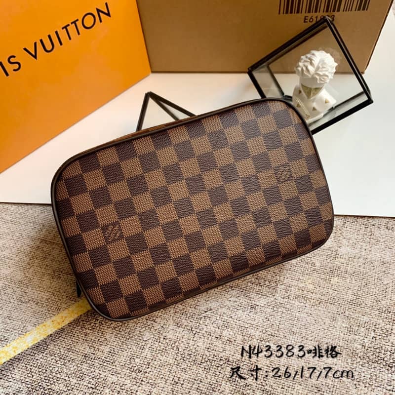 Louis Vuitton Damier Ebene Toiletry Pouch Replica - DEEPREPS