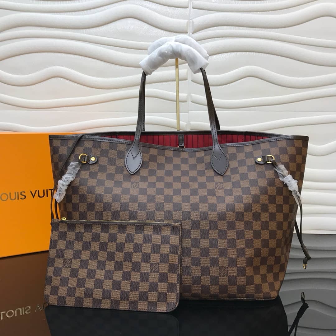 Louis Vuitton Neverfull GM Damier Ebene Tote Replica N40990 - DEEPREPS