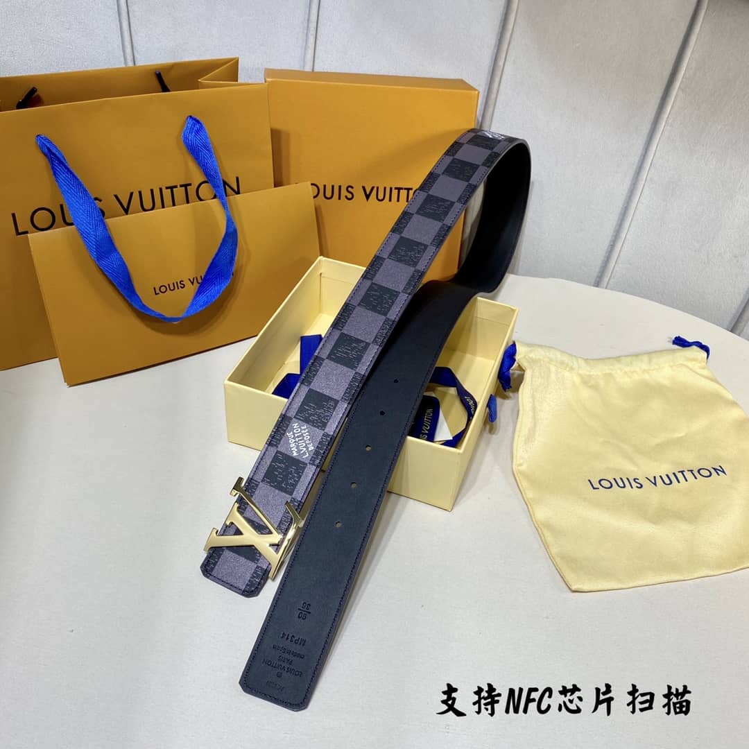 Replica Louis Vuitton Buckle Belt 40mm - DEEPREPS