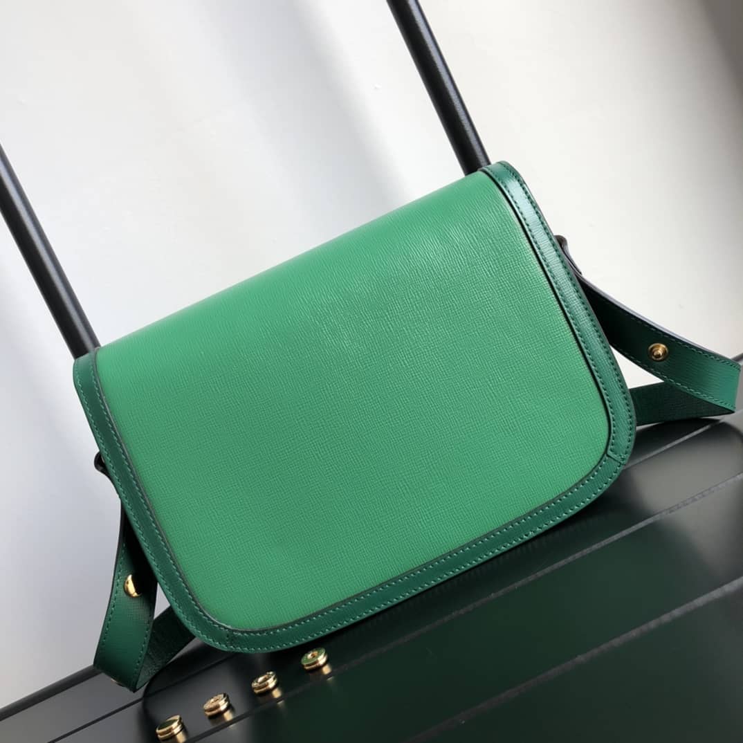 Gucci Horsebit 1955 Shoulder Bag Replica Green 602204 - DEEPREPS