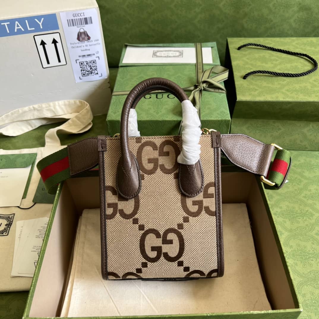 Gucci Jumbo Mini Tote With Interlocking 671623 Replica Bag - DEEPREPS