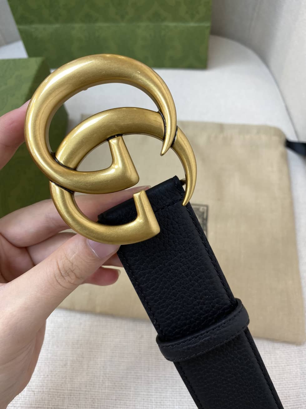 7 Star Gucci Leather Belt 40mm - DEEPREPS