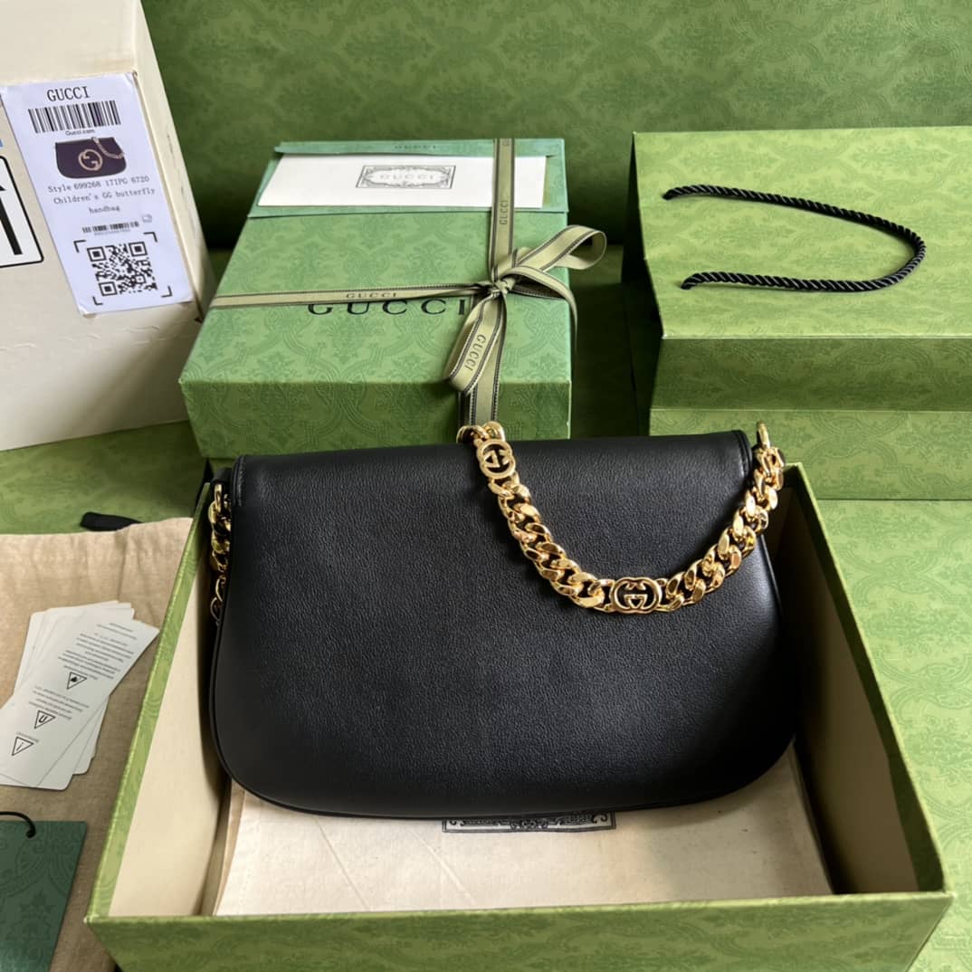 Gucci Blondie Black 699268 Replica Shoulder Bag - DEEPREPS