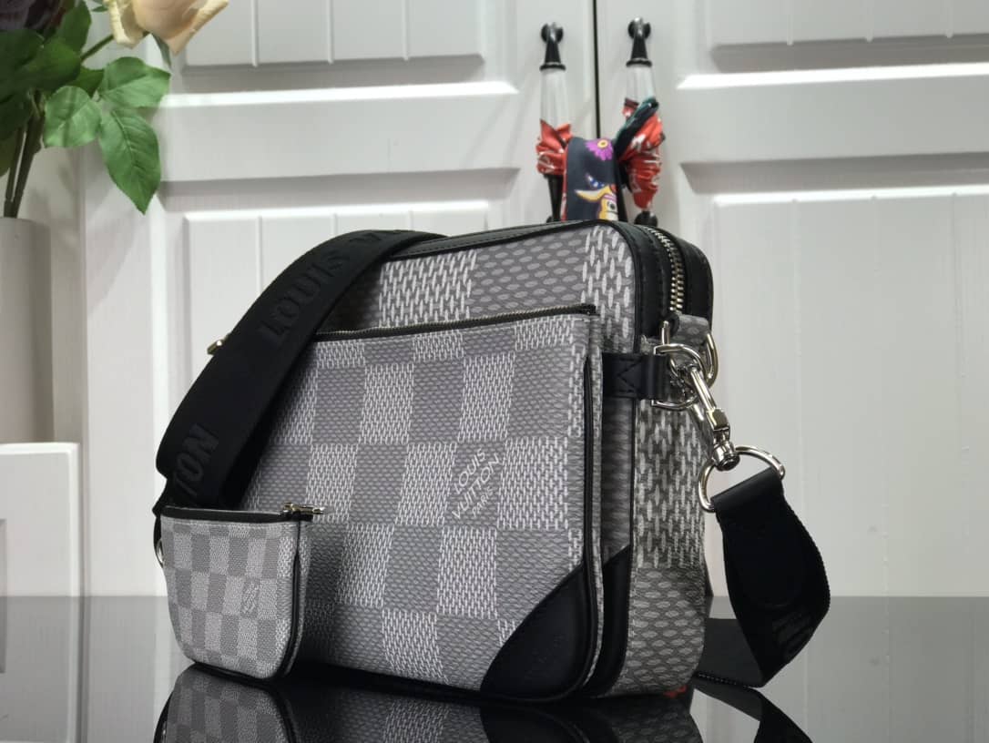 Louis Vuitton Virgil Abloh Trio Multi Replica Messenger Bag Gray M69443 - DEEPREPS