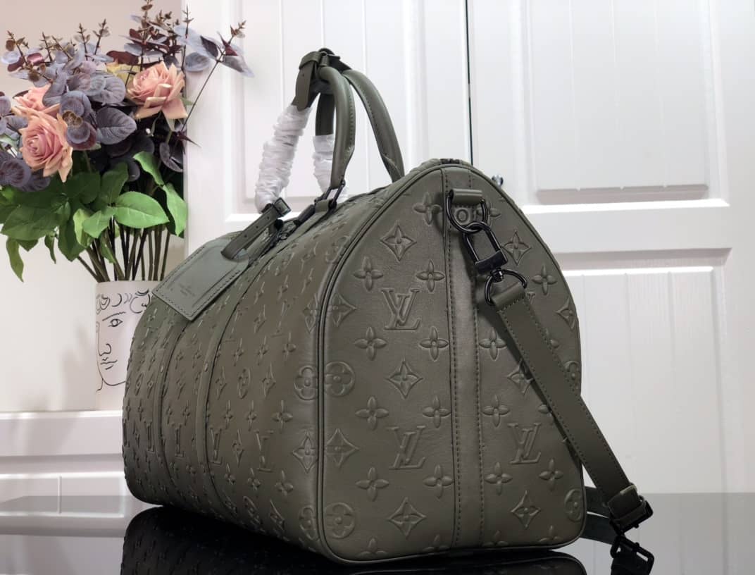 Louis Vuitton Keepall Bandouliere x Nigo Monogram Replica Stripes Green M40567 - DEEPREPS