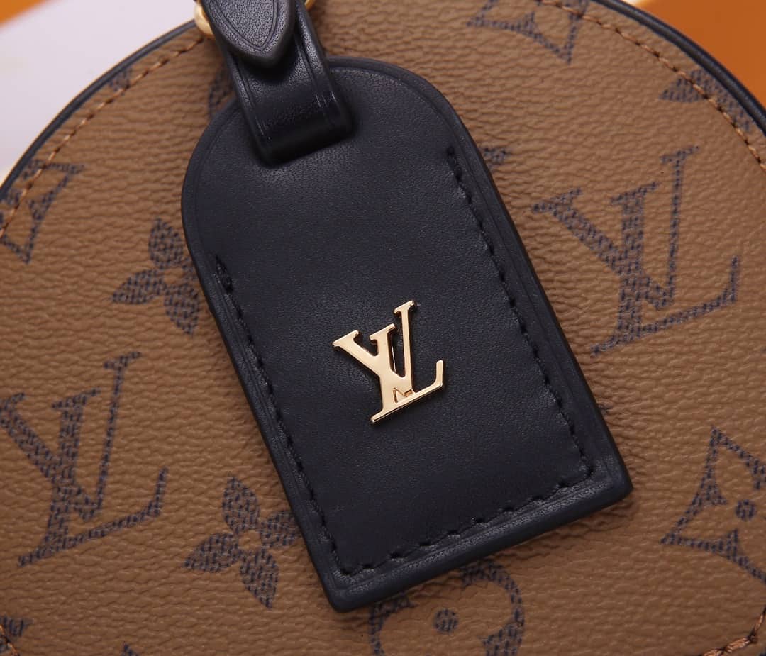 Louis Vuitton Monogram Reverse Mini Boite Chapeau Replica Shoulder Bag Brown M68276 - DEEPREPS